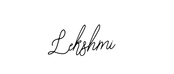 Use a signature maker to create a handwritten signature online. With this signature software, you can design (Bearetta-2O07w) your own signature for name Lekshmi. Lekshmi signature style 12 images and pictures png