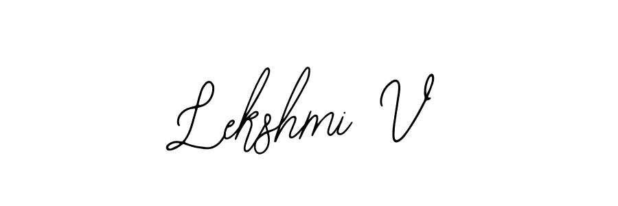 How to make Lekshmi V signature? Bearetta-2O07w is a professional autograph style. Create handwritten signature for Lekshmi V name. Lekshmi V signature style 12 images and pictures png