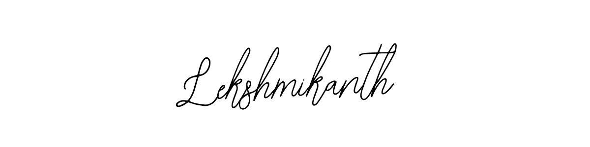 You should practise on your own different ways (Bearetta-2O07w) to write your name (Lekshmikanth) in signature. don't let someone else do it for you. Lekshmikanth signature style 12 images and pictures png