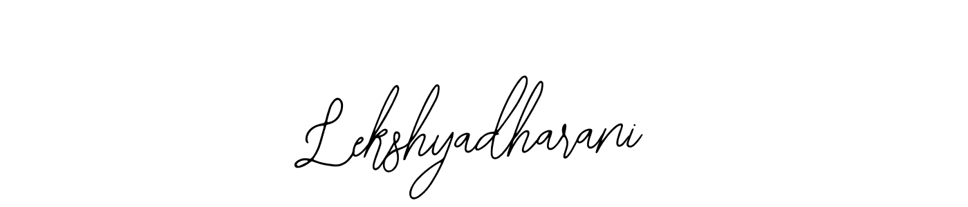 How to make Lekshyadharani name signature. Use Bearetta-2O07w style for creating short signs online. This is the latest handwritten sign. Lekshyadharani signature style 12 images and pictures png