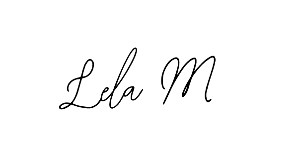 How to Draw Lela M signature style? Bearetta-2O07w is a latest design signature styles for name Lela M. Lela M signature style 12 images and pictures png