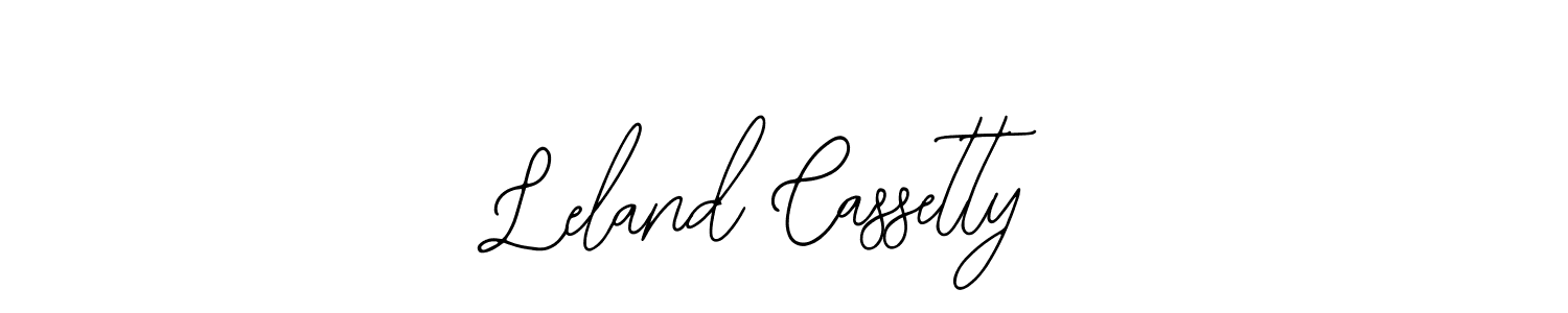 Make a beautiful signature design for name Leland Cassetty. Use this online signature maker to create a handwritten signature for free. Leland Cassetty signature style 12 images and pictures png