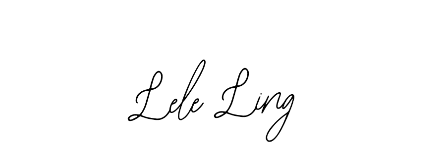 How to make Lele Ling signature? Bearetta-2O07w is a professional autograph style. Create handwritten signature for Lele Ling name. Lele Ling signature style 12 images and pictures png