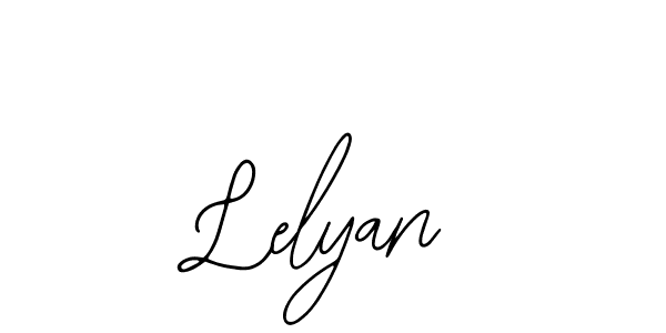 The best way (Bearetta-2O07w) to make a short signature is to pick only two or three words in your name. The name Lelyan include a total of six letters. For converting this name. Lelyan signature style 12 images and pictures png