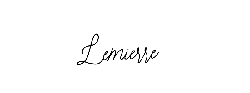 You should practise on your own different ways (Bearetta-2O07w) to write your name (Lemierre) in signature. don't let someone else do it for you. Lemierre signature style 12 images and pictures png