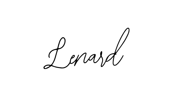 It looks lik you need a new signature style for name Lenard. Design unique handwritten (Bearetta-2O07w) signature with our free signature maker in just a few clicks. Lenard signature style 12 images and pictures png