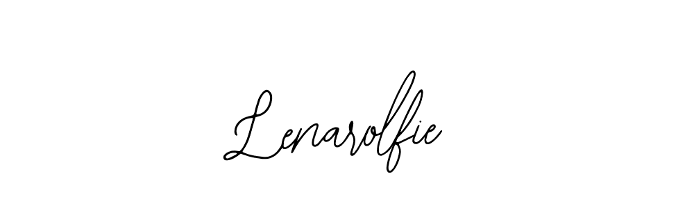 Design your own signature with our free online signature maker. With this signature software, you can create a handwritten (Bearetta-2O07w) signature for name Lenarolfie. Lenarolfie signature style 12 images and pictures png