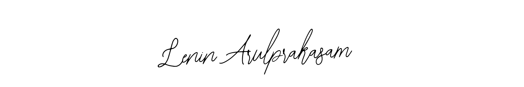 Use a signature maker to create a handwritten signature online. With this signature software, you can design (Bearetta-2O07w) your own signature for name Lenin Arulprakasam. Lenin Arulprakasam signature style 12 images and pictures png