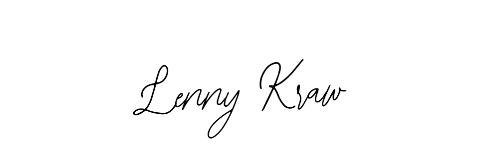 if you are searching for the best signature style for your name Lenny Kraw. so please give up your signature search. here we have designed multiple signature styles  using Bearetta-2O07w. Lenny Kraw signature style 12 images and pictures png