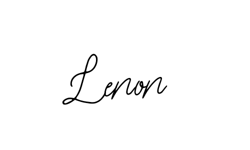 How to make Lenon signature? Bearetta-2O07w is a professional autograph style. Create handwritten signature for Lenon name. Lenon signature style 12 images and pictures png