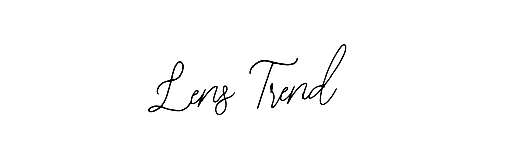 if you are searching for the best signature style for your name Lens Trend. so please give up your signature search. here we have designed multiple signature styles  using Bearetta-2O07w. Lens Trend signature style 12 images and pictures png