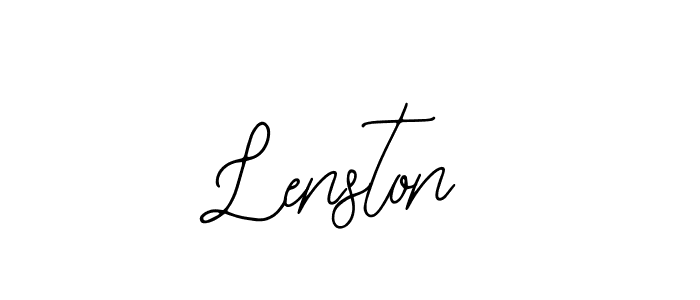 The best way (Bearetta-2O07w) to make a short signature is to pick only two or three words in your name. The name Lenston include a total of six letters. For converting this name. Lenston signature style 12 images and pictures png
