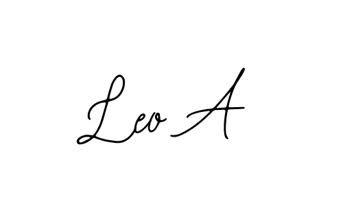 Leo A stylish signature style. Best Handwritten Sign (Bearetta-2O07w) for my name. Handwritten Signature Collection Ideas for my name Leo A. Leo A signature style 12 images and pictures png