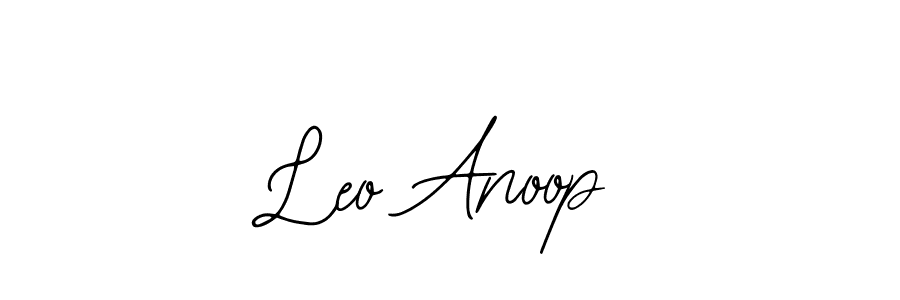 Leo Anoop stylish signature style. Best Handwritten Sign (Bearetta-2O07w) for my name. Handwritten Signature Collection Ideas for my name Leo Anoop. Leo Anoop signature style 12 images and pictures png