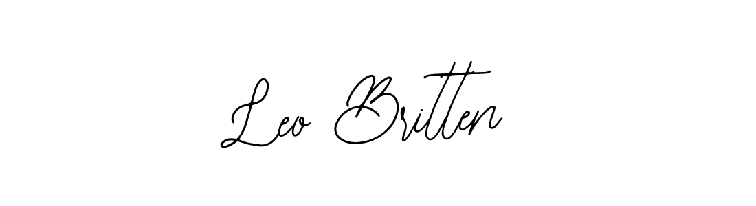 Similarly Bearetta-2O07w is the best handwritten signature design. Signature creator online .You can use it as an online autograph creator for name Leo Britten. Leo Britten signature style 12 images and pictures png