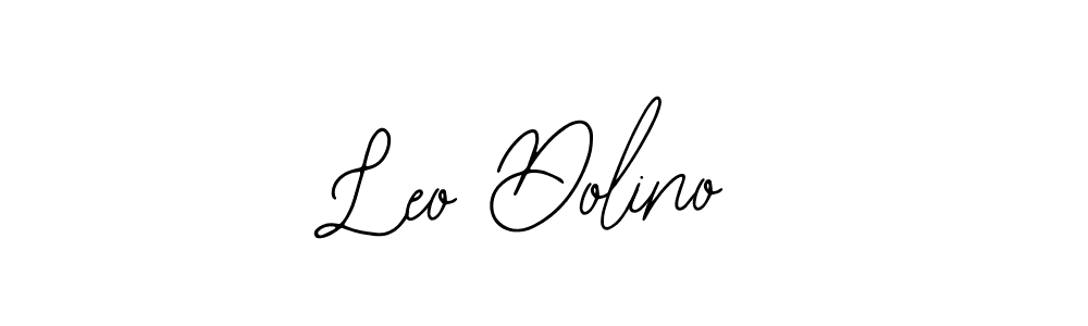 You should practise on your own different ways (Bearetta-2O07w) to write your name (Leo Dolino) in signature. don't let someone else do it for you. Leo Dolino signature style 12 images and pictures png