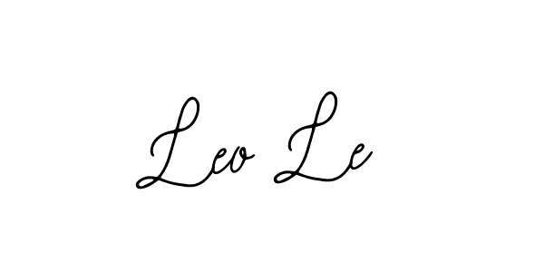 The best way (Bearetta-2O07w) to make a short signature is to pick only two or three words in your name. The name Leo Le include a total of six letters. For converting this name. Leo Le signature style 12 images and pictures png