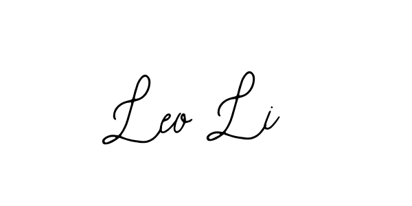 Leo Li stylish signature style. Best Handwritten Sign (Bearetta-2O07w) for my name. Handwritten Signature Collection Ideas for my name Leo Li. Leo Li signature style 12 images and pictures png