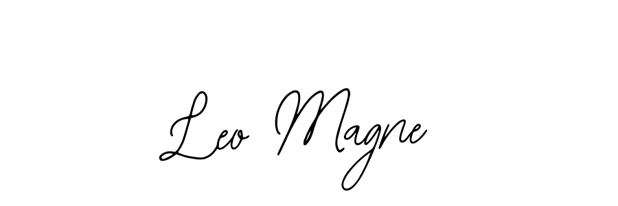 Bearetta-2O07w is a professional signature style that is perfect for those who want to add a touch of class to their signature. It is also a great choice for those who want to make their signature more unique. Get Leo Magne name to fancy signature for free. Leo Magne signature style 12 images and pictures png