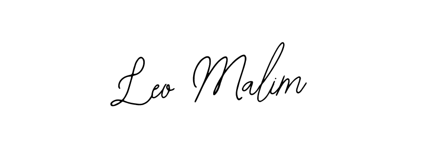 Similarly Bearetta-2O07w is the best handwritten signature design. Signature creator online .You can use it as an online autograph creator for name Leo Malim. Leo Malim signature style 12 images and pictures png