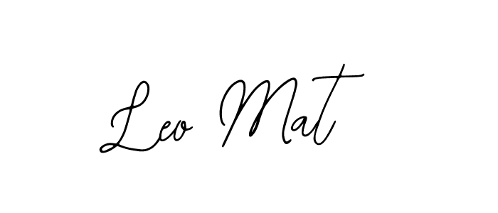 How to make Leo Mat signature? Bearetta-2O07w is a professional autograph style. Create handwritten signature for Leo Mat name. Leo Mat signature style 12 images and pictures png