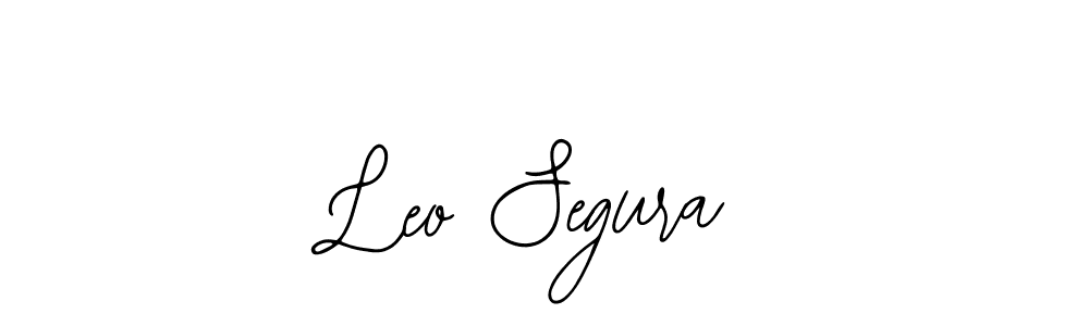 You should practise on your own different ways (Bearetta-2O07w) to write your name (Leo Segura) in signature. don't let someone else do it for you. Leo Segura signature style 12 images and pictures png