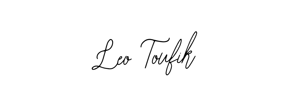 Design your own signature with our free online signature maker. With this signature software, you can create a handwritten (Bearetta-2O07w) signature for name Leo Toufik. Leo Toufik signature style 12 images and pictures png