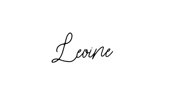 Design your own signature with our free online signature maker. With this signature software, you can create a handwritten (Bearetta-2O07w) signature for name Leoine. Leoine signature style 12 images and pictures png