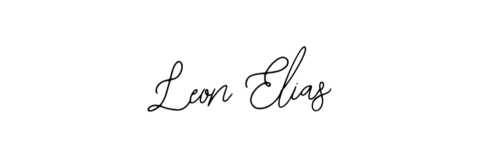 Use a signature maker to create a handwritten signature online. With this signature software, you can design (Bearetta-2O07w) your own signature for name Leon Elias. Leon Elias signature style 12 images and pictures png