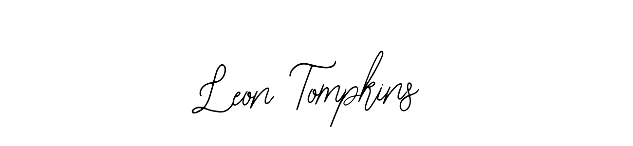 Design your own signature with our free online signature maker. With this signature software, you can create a handwritten (Bearetta-2O07w) signature for name Leon Tompkins. Leon Tompkins signature style 12 images and pictures png