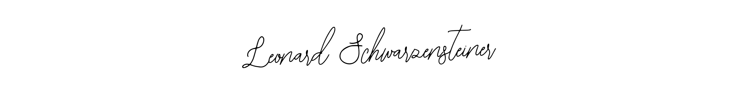 Use a signature maker to create a handwritten signature online. With this signature software, you can design (Bearetta-2O07w) your own signature for name Leonard Schwarzensteiner. Leonard Schwarzensteiner signature style 12 images and pictures png