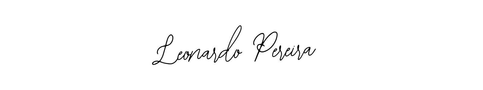 How to make Leonardo Pereira name signature. Use Bearetta-2O07w style for creating short signs online. This is the latest handwritten sign. Leonardo Pereira signature style 12 images and pictures png