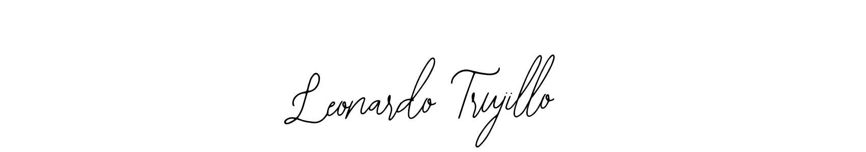 Leonardo Trujillo stylish signature style. Best Handwritten Sign (Bearetta-2O07w) for my name. Handwritten Signature Collection Ideas for my name Leonardo Trujillo. Leonardo Trujillo signature style 12 images and pictures png