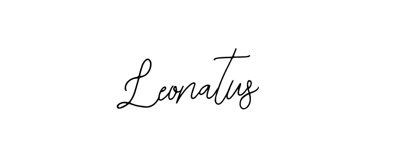 How to make Leonatus signature? Bearetta-2O07w is a professional autograph style. Create handwritten signature for Leonatus name. Leonatus signature style 12 images and pictures png