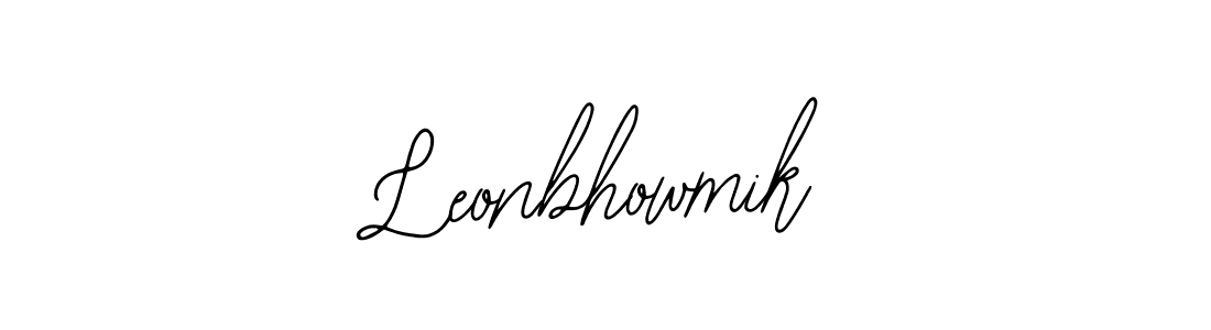 if you are searching for the best signature style for your name Leonbhowmik. so please give up your signature search. here we have designed multiple signature styles  using Bearetta-2O07w. Leonbhowmik signature style 12 images and pictures png