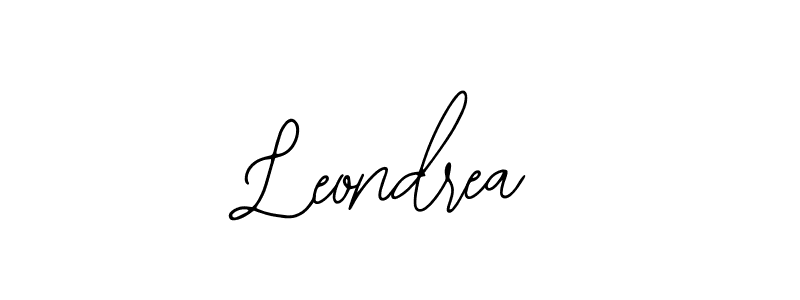 The best way (Bearetta-2O07w) to make a short signature is to pick only two or three words in your name. The name Leondrea include a total of six letters. For converting this name. Leondrea signature style 12 images and pictures png