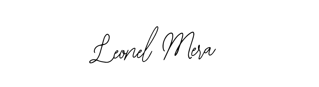 Design your own signature with our free online signature maker. With this signature software, you can create a handwritten (Bearetta-2O07w) signature for name Leonel Mera. Leonel Mera signature style 12 images and pictures png