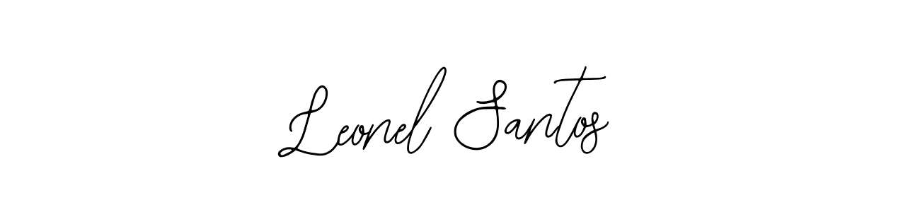 Similarly Bearetta-2O07w is the best handwritten signature design. Signature creator online .You can use it as an online autograph creator for name Leonel Santos. Leonel Santos signature style 12 images and pictures png