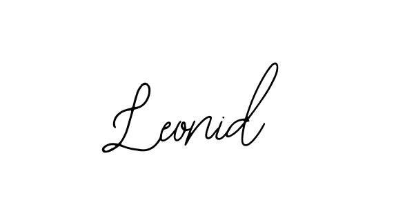 Leonid stylish signature style. Best Handwritten Sign (Bearetta-2O07w) for my name. Handwritten Signature Collection Ideas for my name Leonid. Leonid signature style 12 images and pictures png