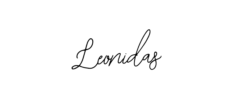 How to make Leonidas signature? Bearetta-2O07w is a professional autograph style. Create handwritten signature for Leonidas name. Leonidas signature style 12 images and pictures png