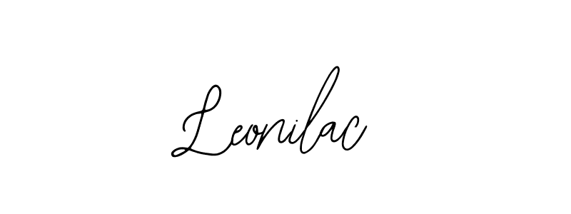 Use a signature maker to create a handwritten signature online. With this signature software, you can design (Bearetta-2O07w) your own signature for name Leonilac. Leonilac signature style 12 images and pictures png