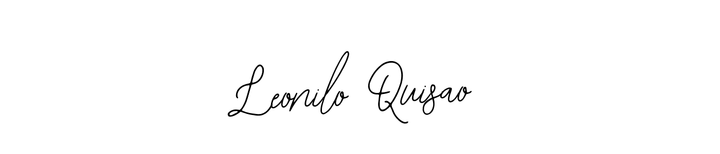 Similarly Bearetta-2O07w is the best handwritten signature design. Signature creator online .You can use it as an online autograph creator for name Leonilo Quisao. Leonilo Quisao signature style 12 images and pictures png