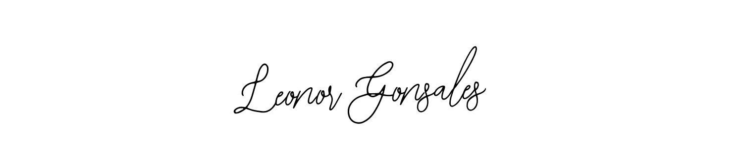 if you are searching for the best signature style for your name Leonor Gonsales. so please give up your signature search. here we have designed multiple signature styles  using Bearetta-2O07w. Leonor Gonsales signature style 12 images and pictures png