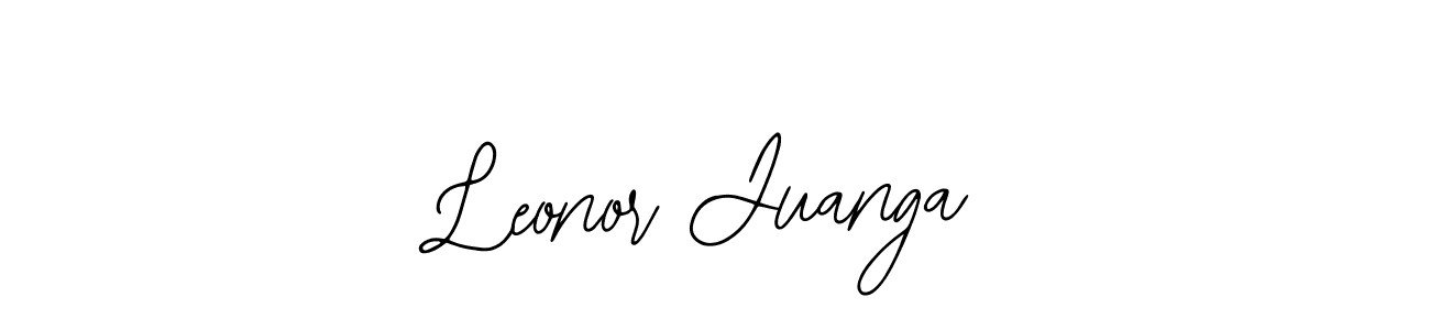 Similarly Bearetta-2O07w is the best handwritten signature design. Signature creator online .You can use it as an online autograph creator for name Leonor Juanga. Leonor Juanga signature style 12 images and pictures png