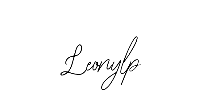 You should practise on your own different ways (Bearetta-2O07w) to write your name (Leonylp) in signature. don't let someone else do it for you. Leonylp signature style 12 images and pictures png