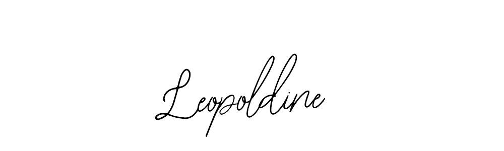 Make a beautiful signature design for name Leopoldine. With this signature (Bearetta-2O07w) style, you can create a handwritten signature for free. Leopoldine signature style 12 images and pictures png