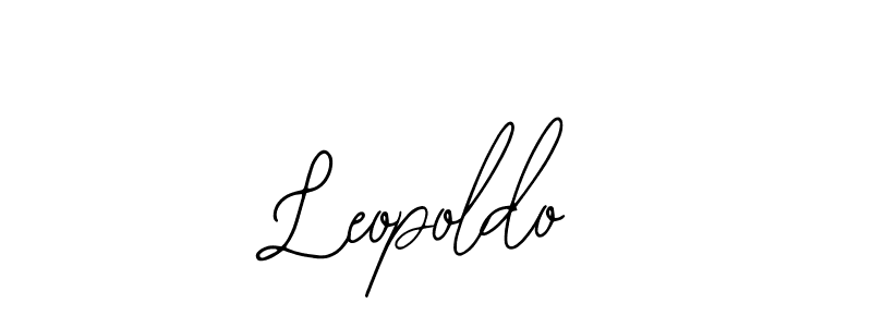 You should practise on your own different ways (Bearetta-2O07w) to write your name (Leopoldo) in signature. don't let someone else do it for you. Leopoldo signature style 12 images and pictures png