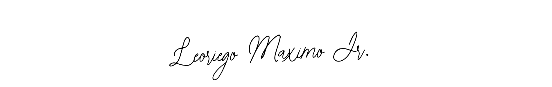 It looks lik you need a new signature style for name Leoriego Maximo Jr.. Design unique handwritten (Bearetta-2O07w) signature with our free signature maker in just a few clicks. Leoriego Maximo Jr. signature style 12 images and pictures png