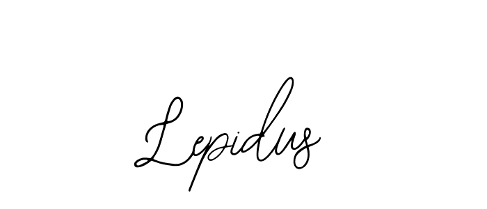 Make a beautiful signature design for name Lepidus. With this signature (Bearetta-2O07w) style, you can create a handwritten signature for free. Lepidus signature style 12 images and pictures png