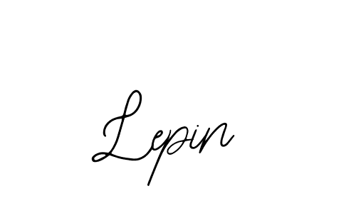 Use a signature maker to create a handwritten signature online. With this signature software, you can design (Bearetta-2O07w) your own signature for name Lepin. Lepin signature style 12 images and pictures png